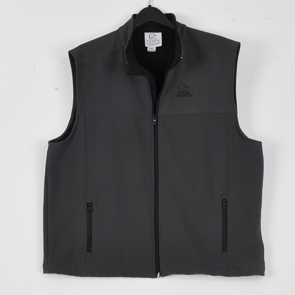 Ducks Unlimited Mens Softshell Vest Full Zip Logo Lined Outerwear XXL (READ) - Picture 3 of 12